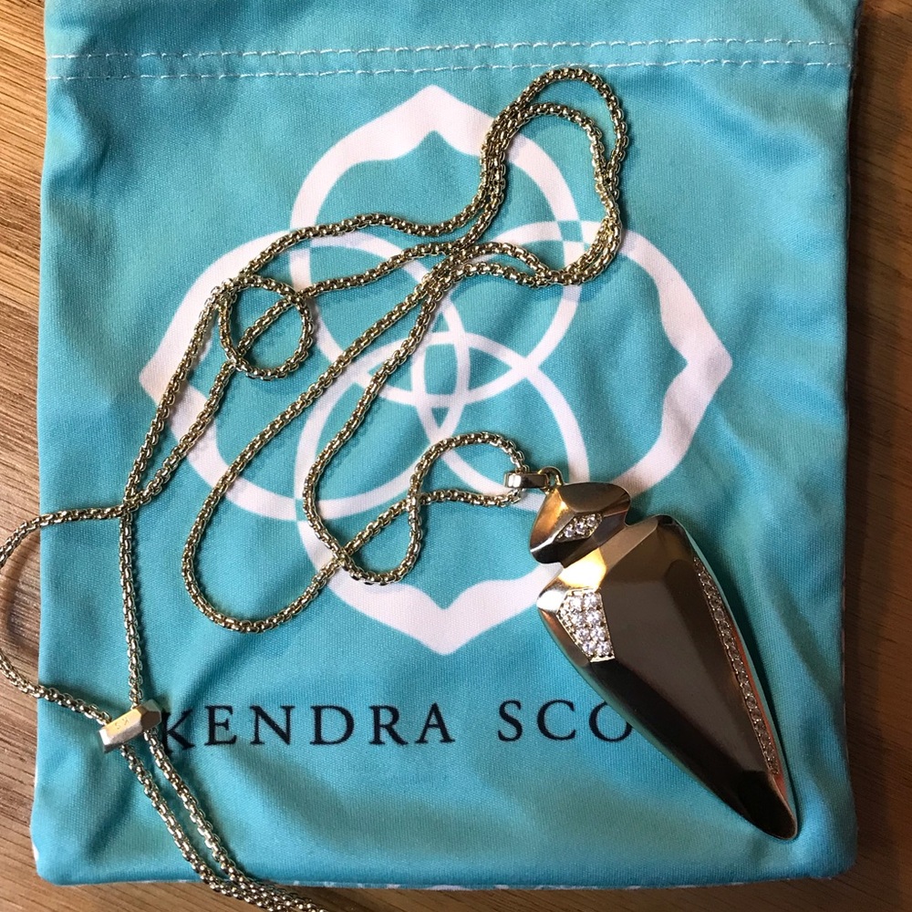 KS gold necklace